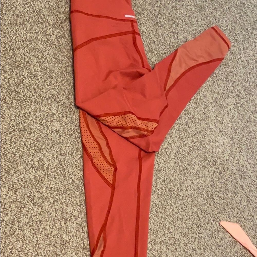 orange leggings